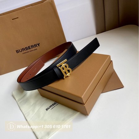 Burberry Black Belt 3.0cm