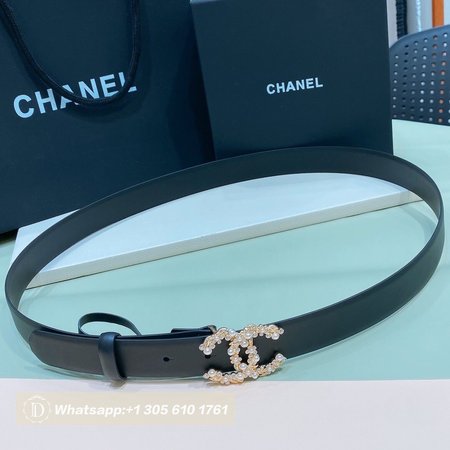 Chanel Calfskin Belt 3.0cm