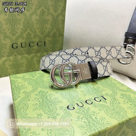 Gucci Two-Sided Belt 3.0cm