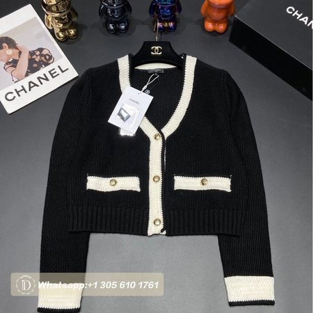 Chanel V-Neck Cardigan Sweater