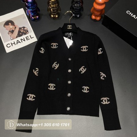 Chanel V-Neck Cardigan Sweater