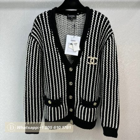 Chanel V-Neck Cardigan Sweater