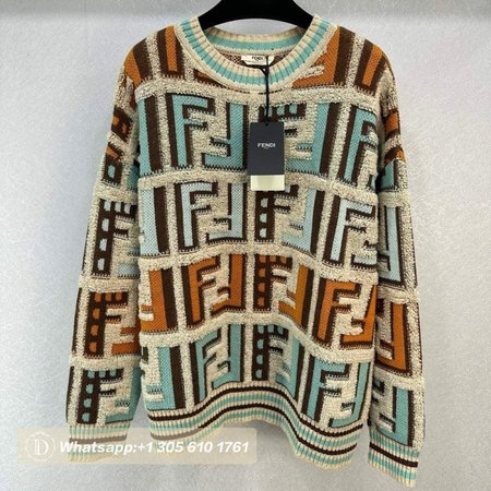 Fendi V-Neck Cardigan Sweater