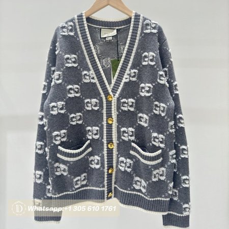 Gucci V-Neck Cardigan Sweater