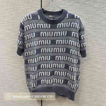 Miu Miu Knitted Short Sleeve