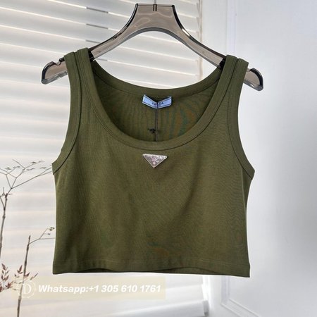 Prada Green Tank Top