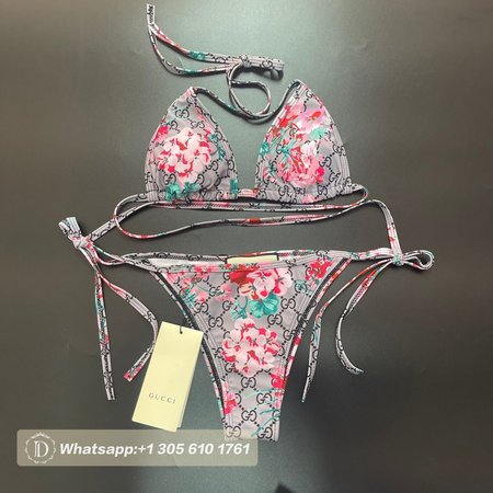 Gucci Rose Two-Piece Swimsuit