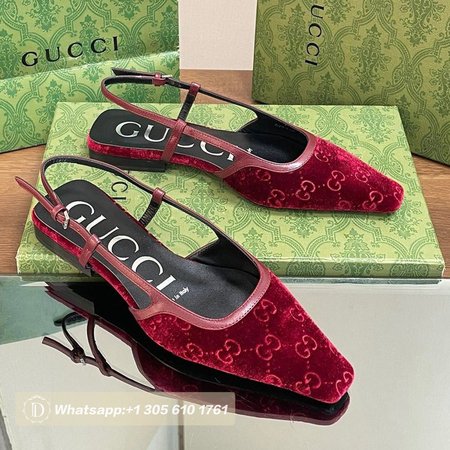 Gucci Women's GG Slingback Ballet Flat 35-42