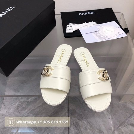 Chanel White Sandals 35-41