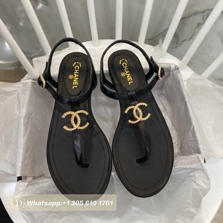 Chanel Leather Sandals