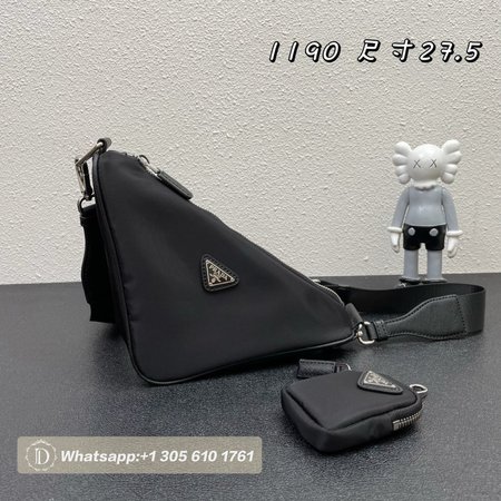 Prada Triangle Leather Bag