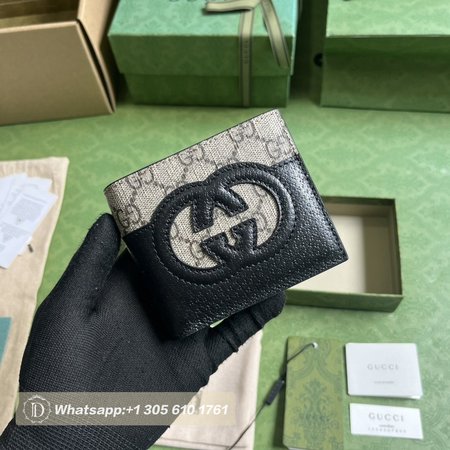 Gucci Wallet With Cut-Out Interlocking G