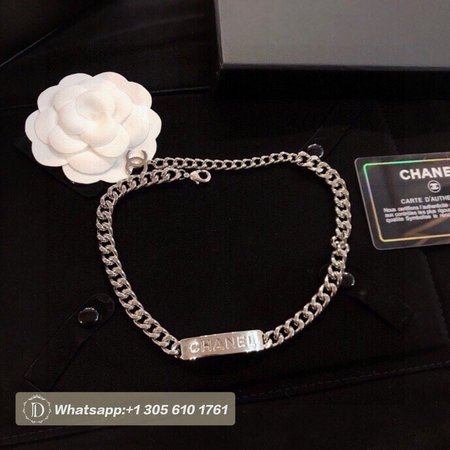 Chanel Curb Chain Necklace