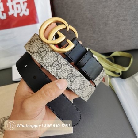 Gucci Beige GG Belt