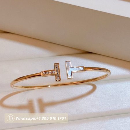 Tiffany & Co. T Wire Bracelet 18K