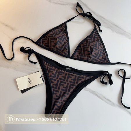 Fendi Women's Brown Bikini