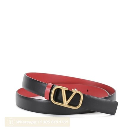 Valentino Garavani Reversible Vlogo Signature Belt In Glossy Calfskin