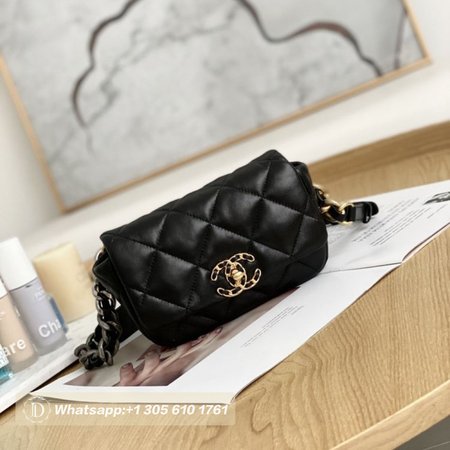 Chanel 19 AS1163 Black