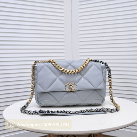 Chanel 19 Flap Bag Quilted Lambskin