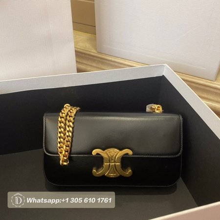 Celine Triomphe Chain Shoulder Bag