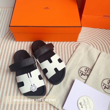 Hermes Chypre Leather Sandal