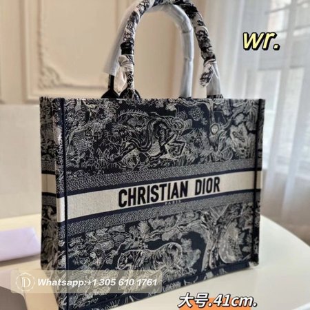 Large Dior Book Tote