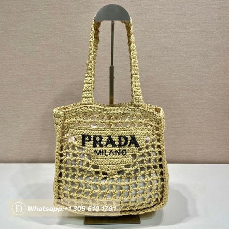 Prada Crochet Tote Bag