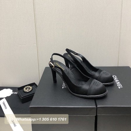 Chanel Open Toe Casual Style Plain Pin Heels Party Style