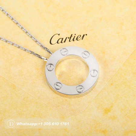 Cartier Love Necklace - 18k White Gold