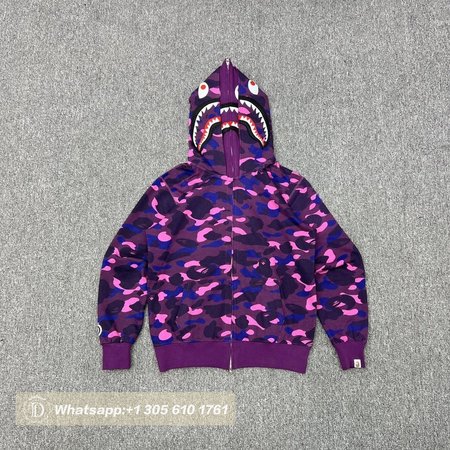 Bape Hoodie Shark Camo Print