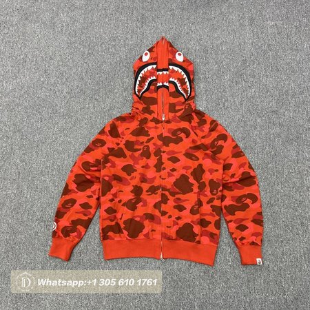 Bape Hoodie Shark Camo Print