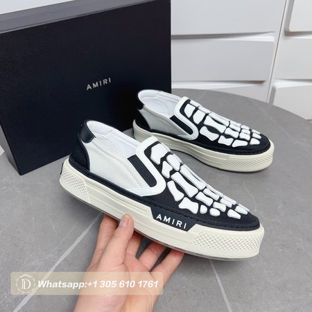 Amiri Black Skel Top Sneakers