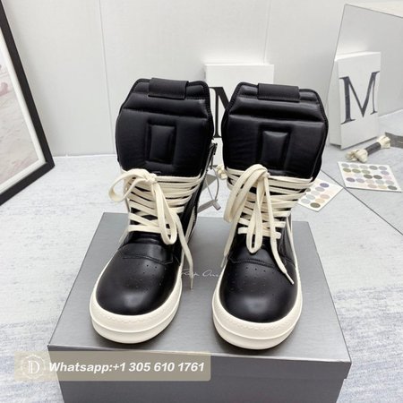 Rick Owens Phlegethon Geobasket Black Milk