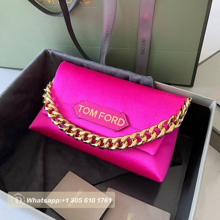 Tom Ford Satin Label Mini Chain Bag