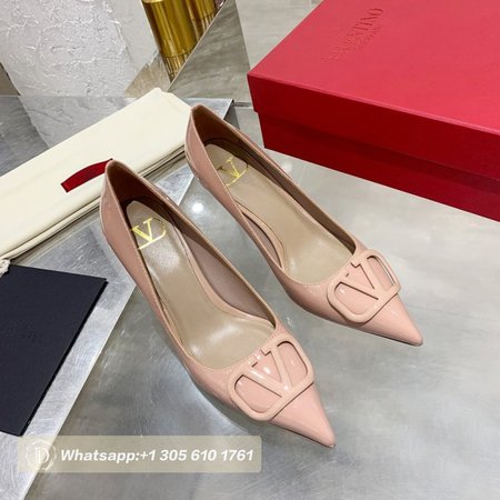 Valentino Garavani Vlogo Ankle-Wrapped High Heels