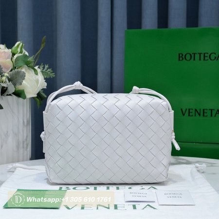 Bottega Veneta Loop Camera Bag Bone