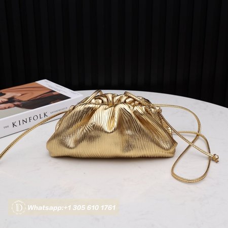 Bottega Veneta Mini Pouch Gold