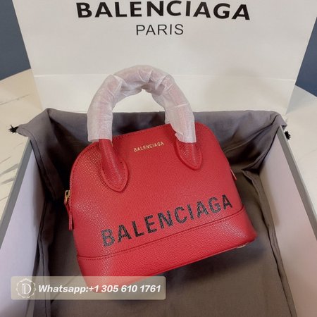 Balenciaga Ville XXS Handbag In Red