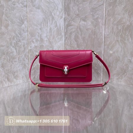 Bvlgari Serpenti Forever East-West Shoulder Bag Red 292525