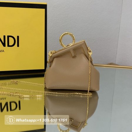 Nano Fendi First Charm Beige 7AS051ABVEF0E65