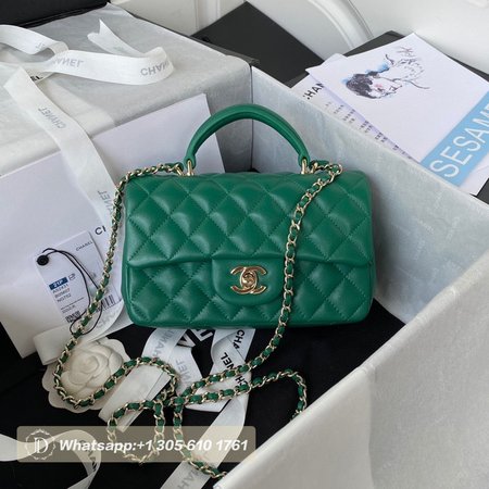 Chanel Mini CF Handle AS243?1 Green