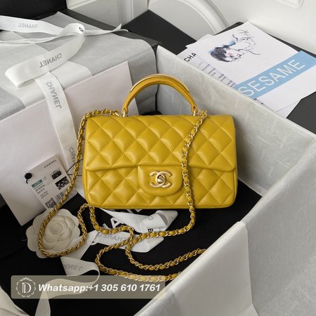 Chanel Mini CF Handle AS243?1 Yellow