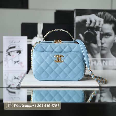 Chanel Vanity Case Blue