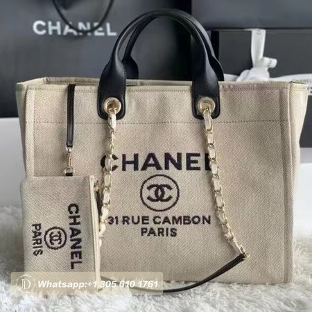 Chanel Deauville Tote MM Bag