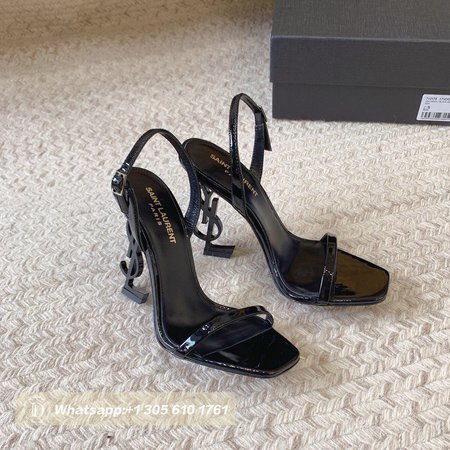 Saint Laurent Opyum 110 Patent Leather Sandals 35-42