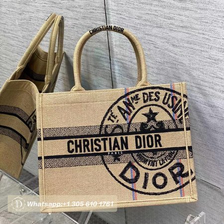 Dior Tote Bag Embroidery Book Tote