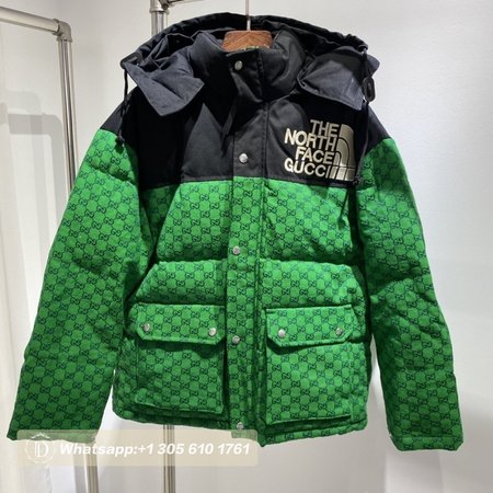 Gucci Nylon Padded Jacket Green S-XL