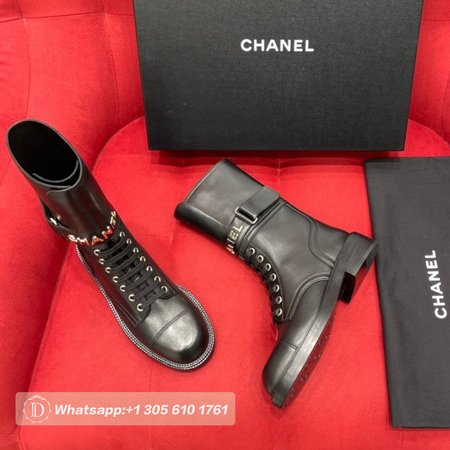 Chanel Ankle Boots Black 35-40