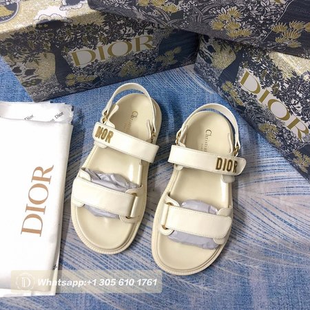 Dioract Sandal White Lambskin 35-40