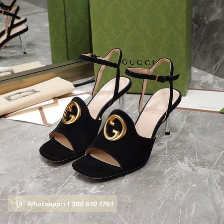 Gucci Blondie Heeled Sandal Black 35-40